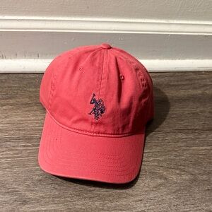 U.S. Polo Assn. Coral Cap with Embroidered Logo